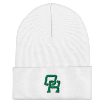 Cuffed Beanie | Oakridge Flag Football | Varsity Interlock Logo