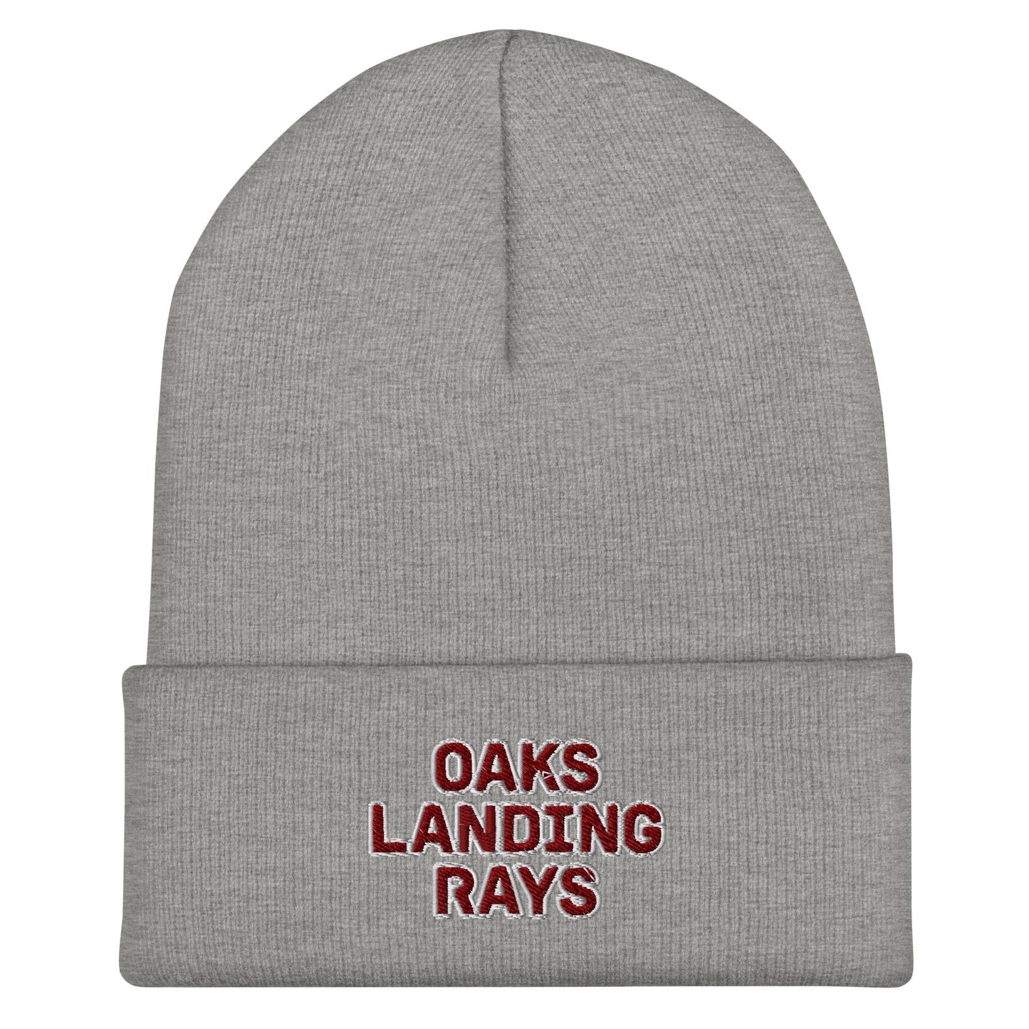 Cuffed Beanie | OAKS LANDING RAYS | Badge Logo