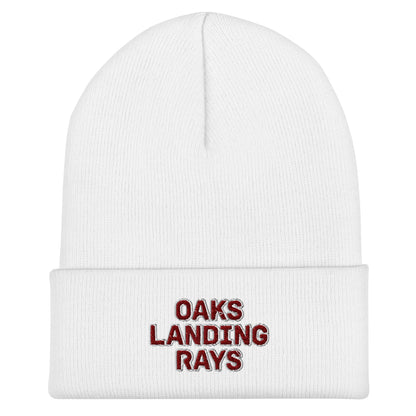 Cuffed Beanie | OAKS LANDING RAYS | Badge Logo