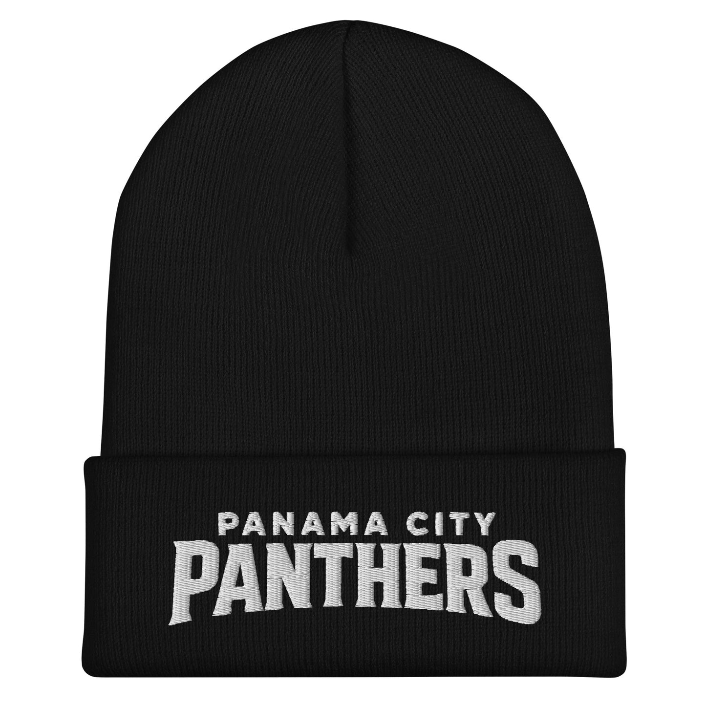 Cuffed Beanie | Panama City Panthers | Modern Script Logo