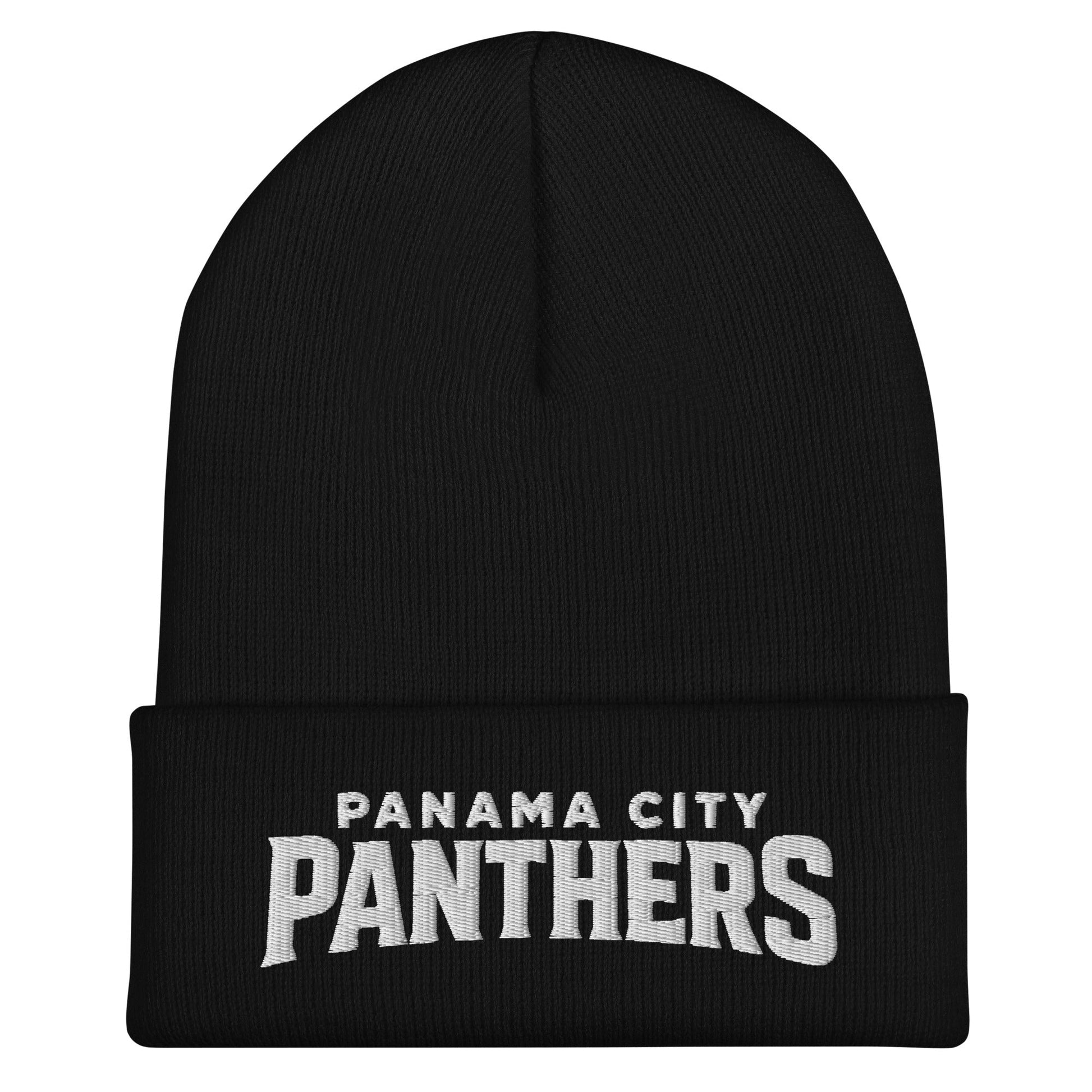 Cuffed Beanie | Panama City Panthers | Modern Script Logo