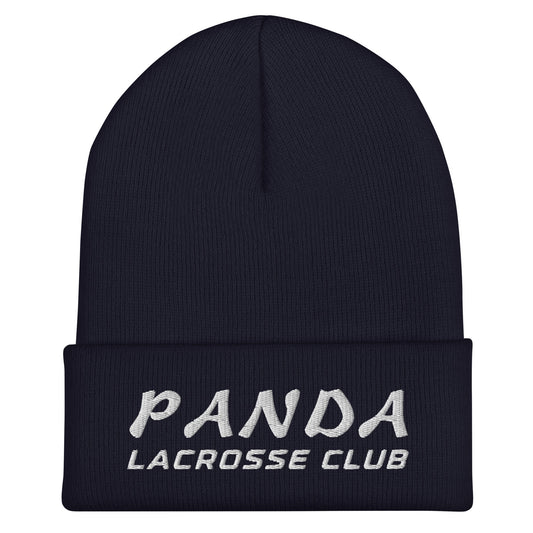 Cuffed Beanie | Panda Lacrosse Club | Crest Logo
