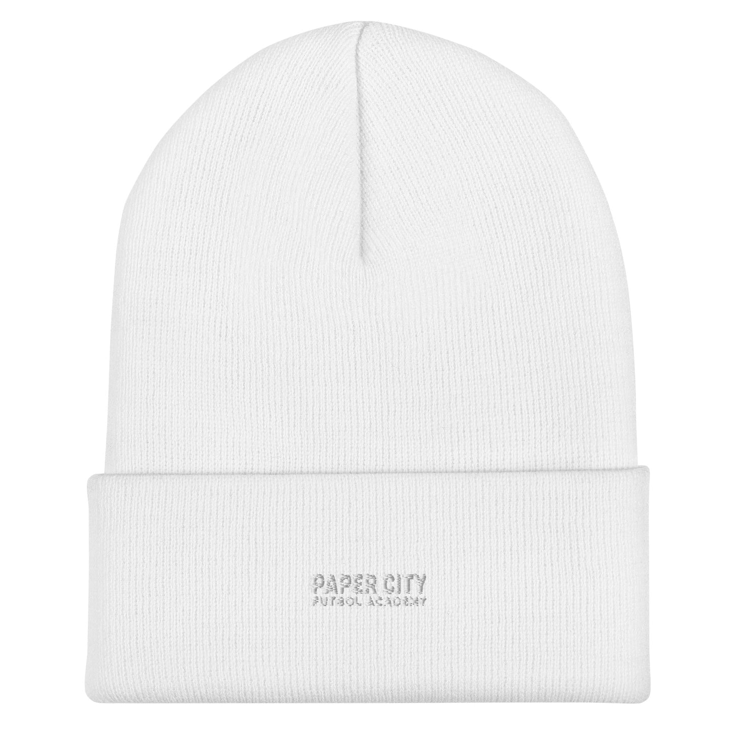 Cuffed Beanie | Paper City Futbol Academy | Vanguard Shield Logo