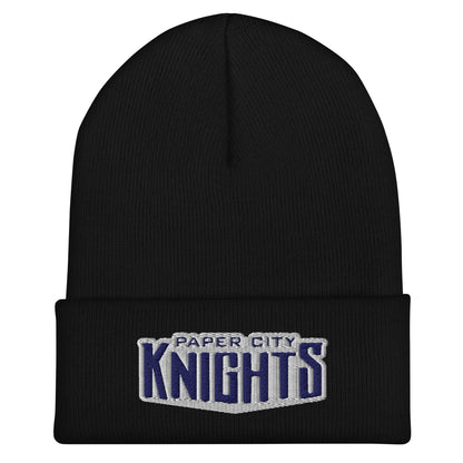 Cuffed Beanie | Paper City Futbol Club | Emblem Logo