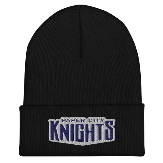 Cuffed Beanie | Paper City Futbol Club | Emblem Logo