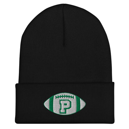 Cuffed Beanie | Pentucket Youth Football and Cheer | Varsity Badge Logo