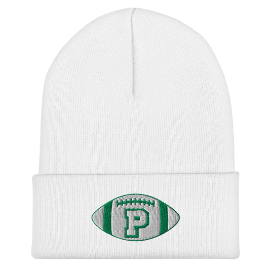Cuffed Beanie | Pentucket Youth Football and Cheer | Varsity Badge Logo