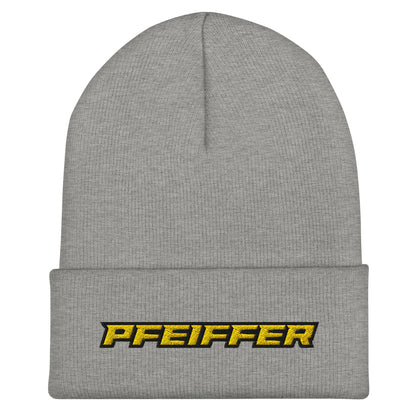 Cuffed Beanie | Pfeiffer University Golf | Pfeiffer Logo