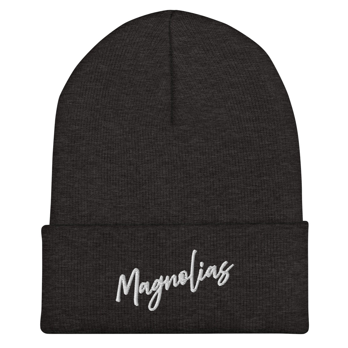 Cuffed Beanie | Pink Magnolias Dance | Modern Script Logo