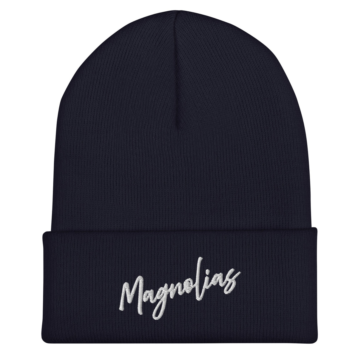 Cuffed Beanie | Pink Magnolias Dance | Modern Script Logo