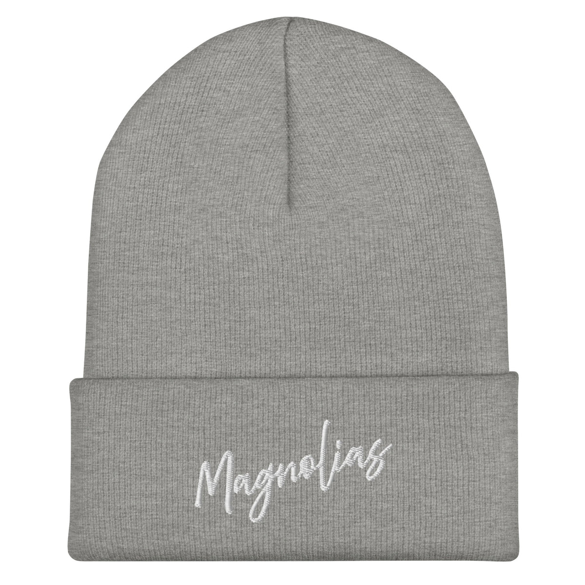 Cuffed Beanie | Pink Magnolias Dance | Modern Script Logo