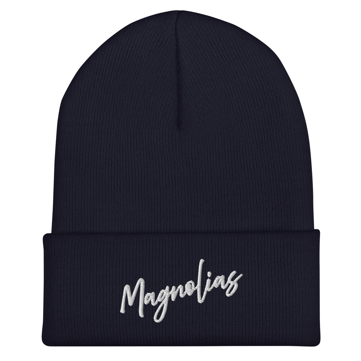 Cuffed Beanie | Pink Magnolias Dance | Modern Script Logo
