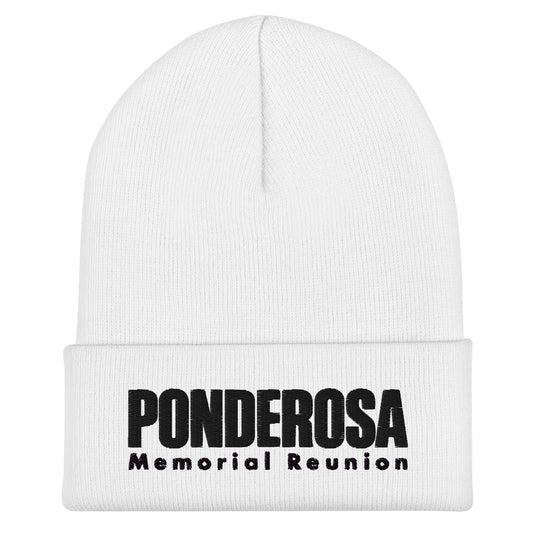 Cuffed Beanie | ponderosa reunion | Memorial Logo