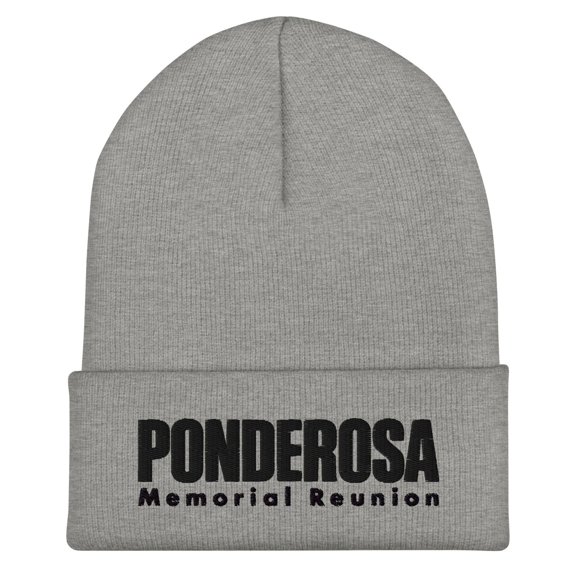 Cuffed Beanie | ponderosa reunion | Memorial Logo
