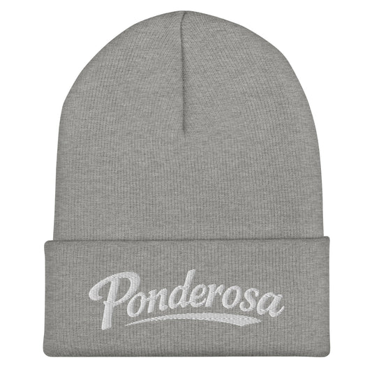Cuffed Beanie | Ponderosa Reunion | Painted Mountain Crest Logo
