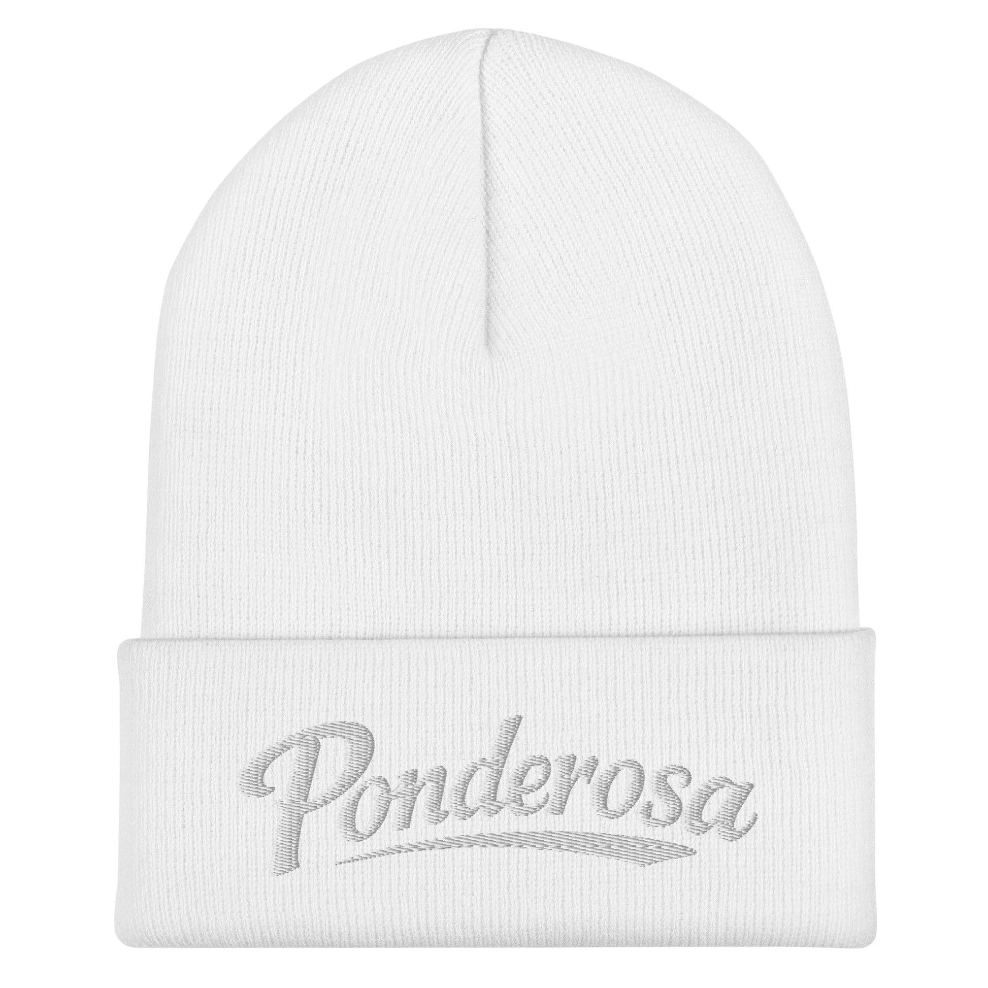 Cuffed Beanie | Ponderosa Reunion | Painted Mountain Crest Logo