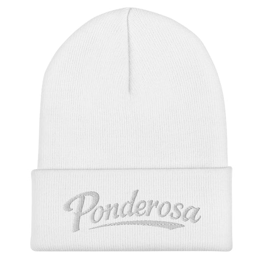 Cuffed Beanie | Ponderosa Reunion | Painted Mountain Crest Logo