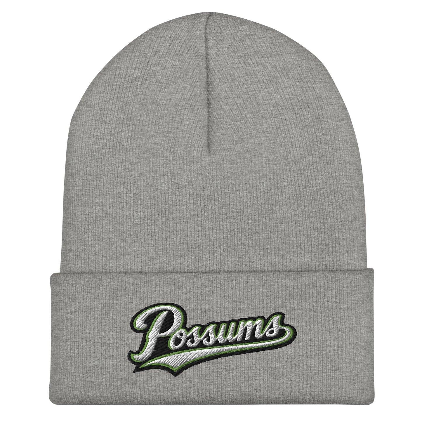 Cuffed Beanie | Possums | Script Logo