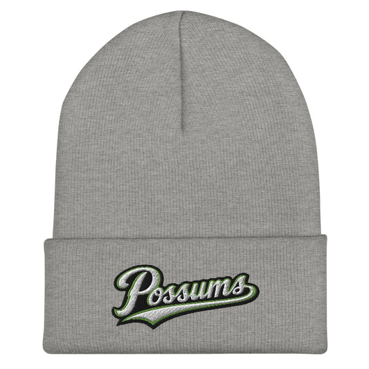 Cuffed Beanie | Possums | Script Logo