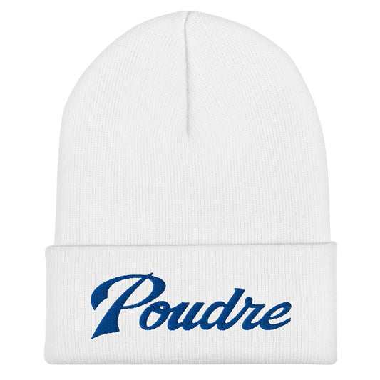 Cuffed Beanie | Poudre Football | Emblem Logo