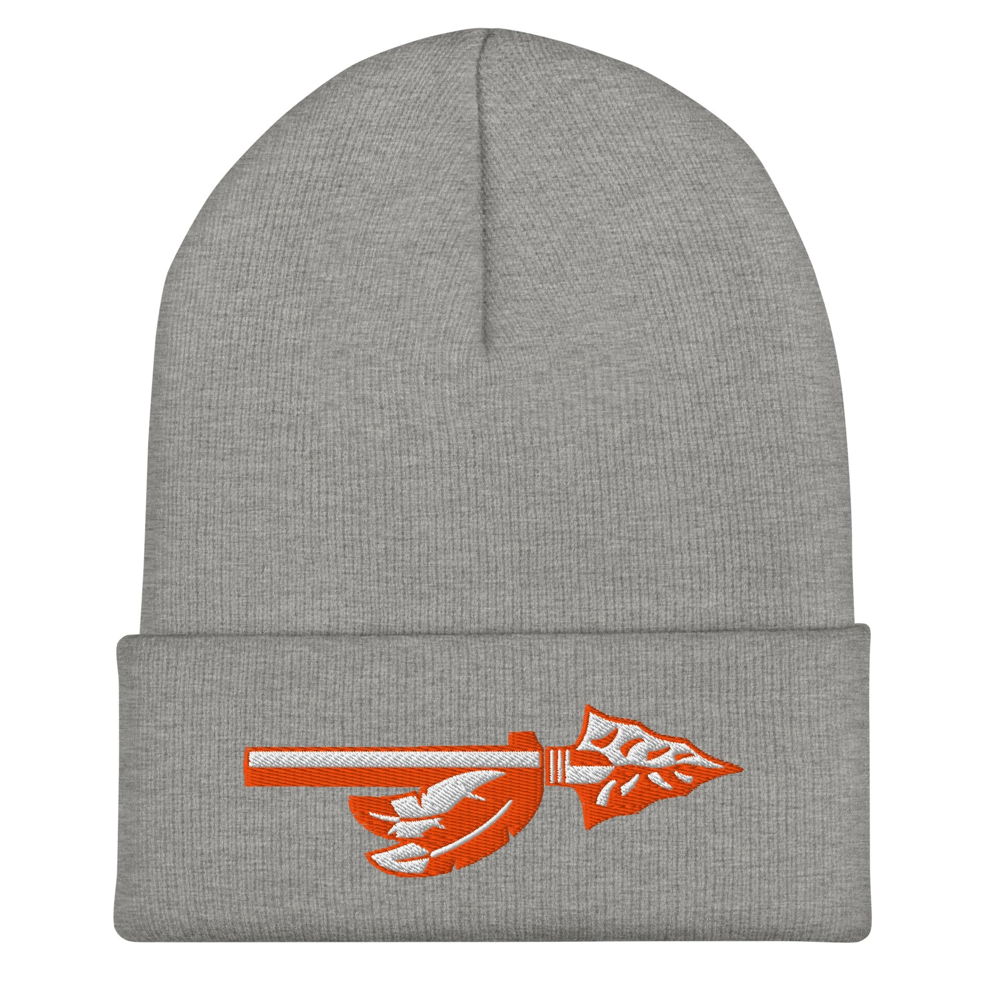 Cuffed Beanie | Powhatan lacrosse | Arrowhead Logo