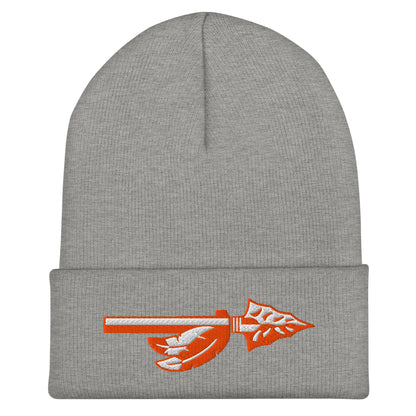 Cuffed Beanie | Powhatan lacrosse | Arrowhead Logo
