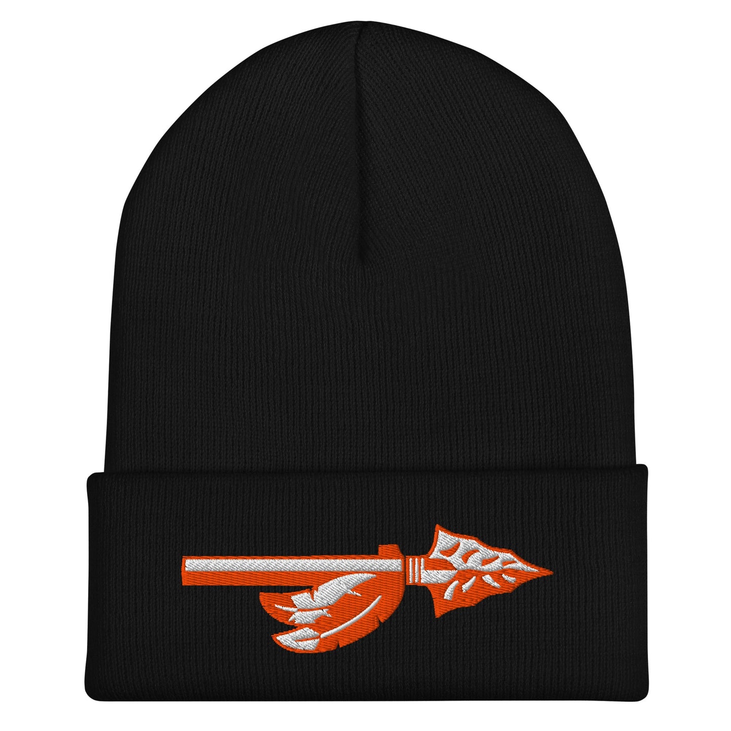 Cuffed Beanie | Powhatan lacrosse | Arrowhead Logo
