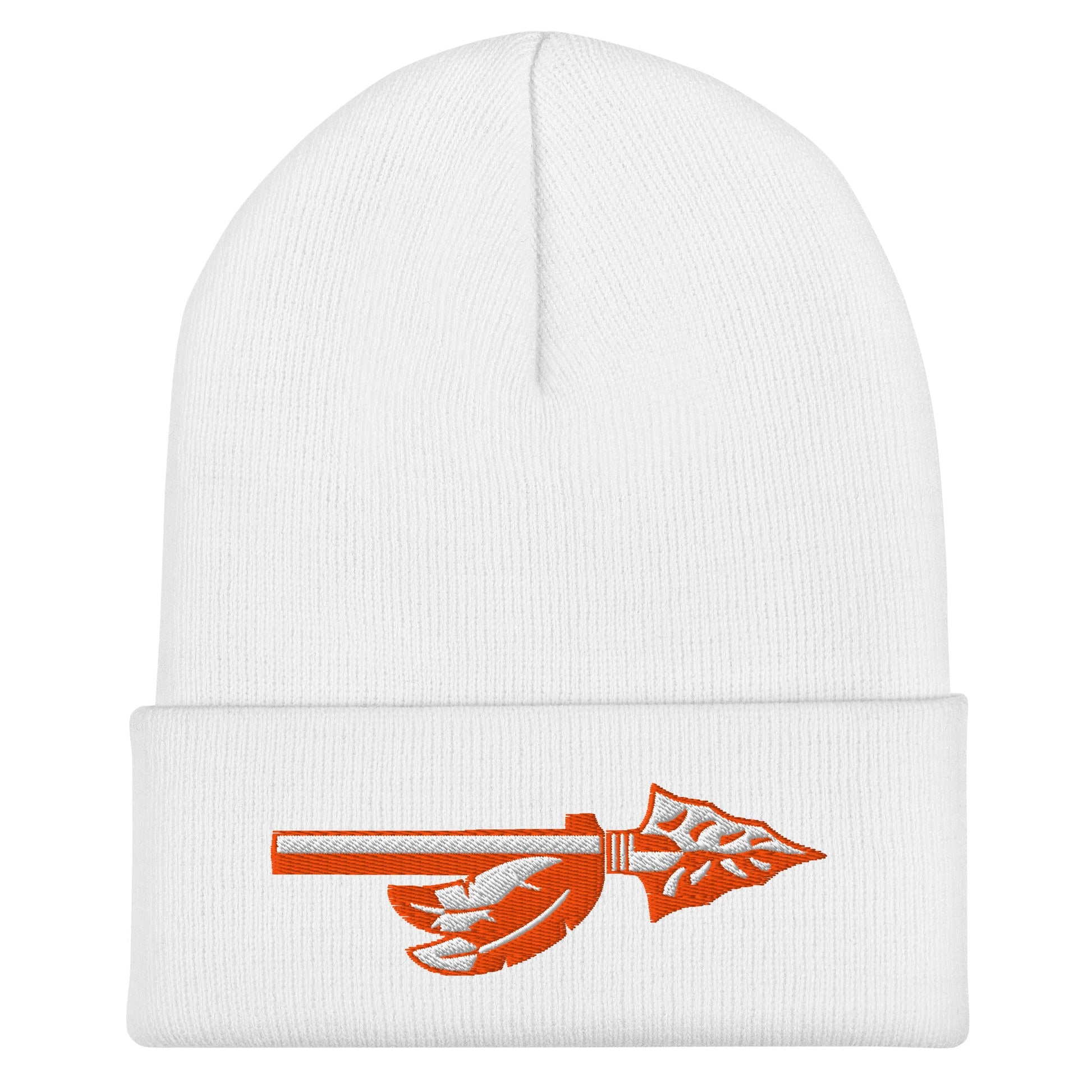 Cuffed Beanie | Powhatan lacrosse | Arrowhead Logo