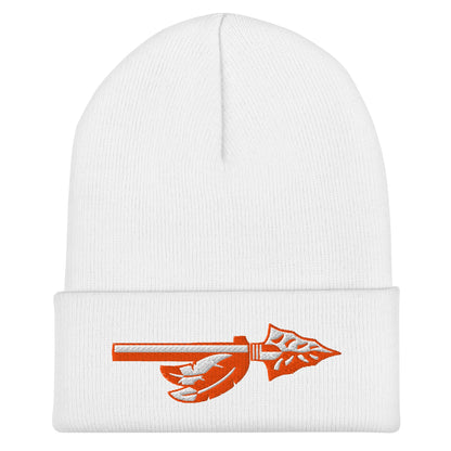 Cuffed Beanie | Powhatan lacrosse | Arrowhead Logo