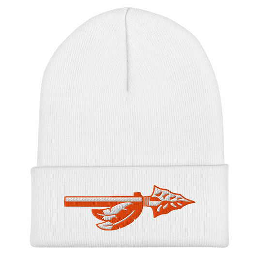 Cuffed Beanie | Powhatan lacrosse | Arrowhead Logo