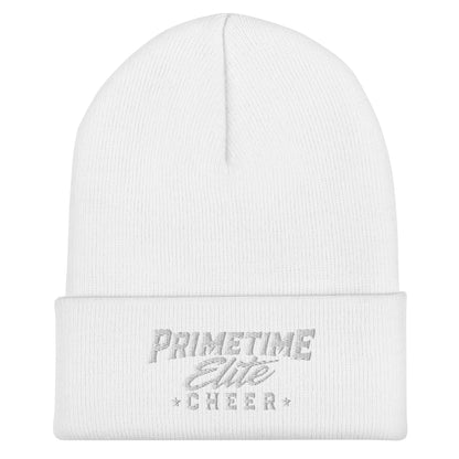 Cuffed Beanie | PTE Bulldog Cheer | Script Logo