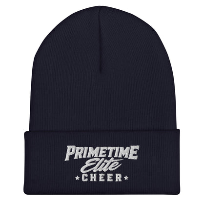 Cuffed Beanie | PTE Bulldog Cheer | Script Logo