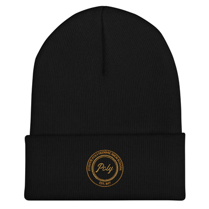 Cuffed Beanie | Purdue Polytechnic High School | Poly Seal Logo