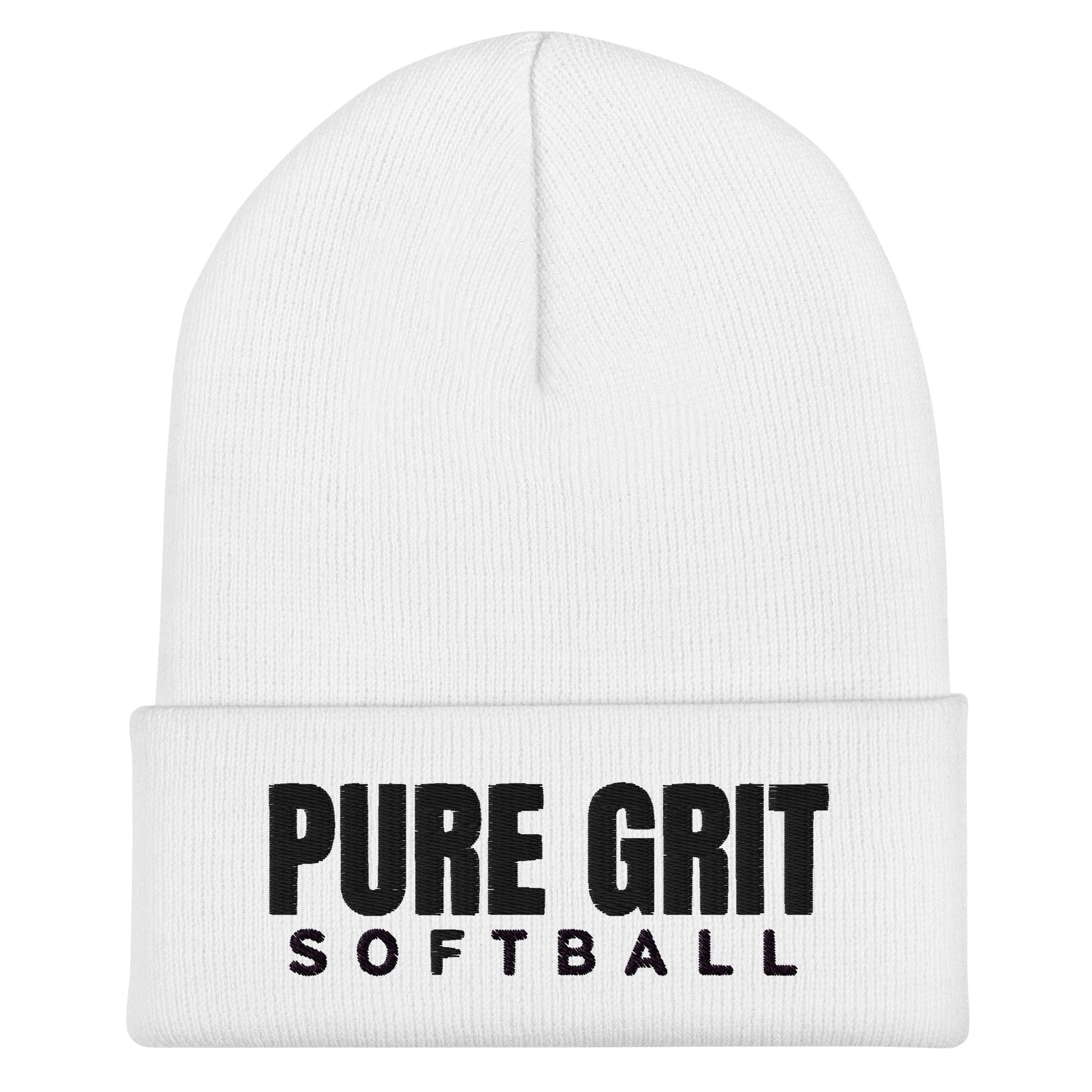 Cuffed Beanie | Pure Grit Softball | Main Logo