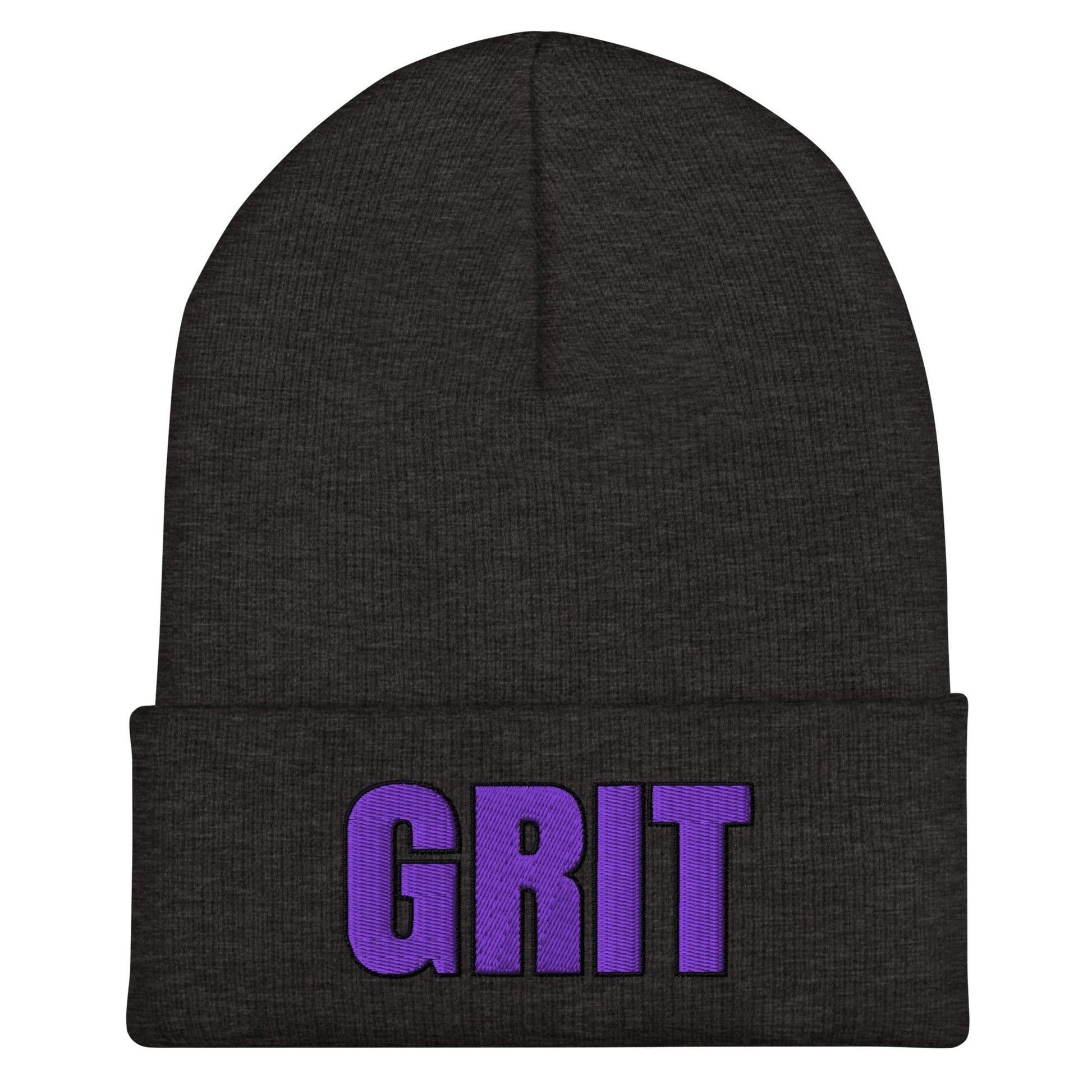 Cuffed Beanie | Pure Grit Softball | Purple Logo