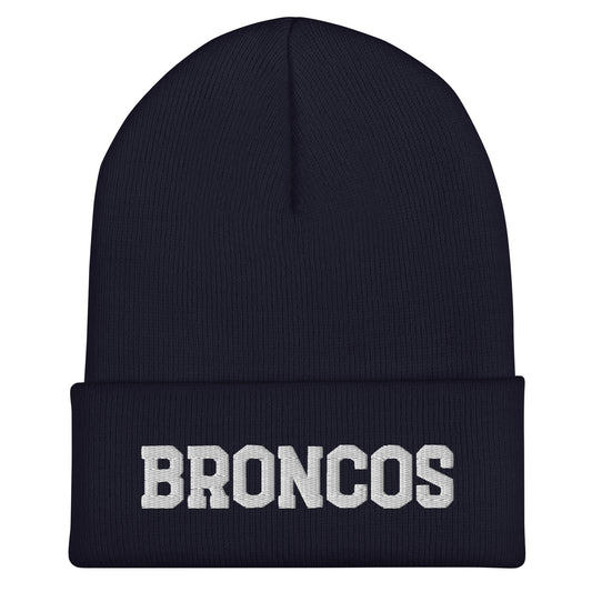 Cuffed Beanie | Rapid City Broncos - BHYFL | Athletics Logo