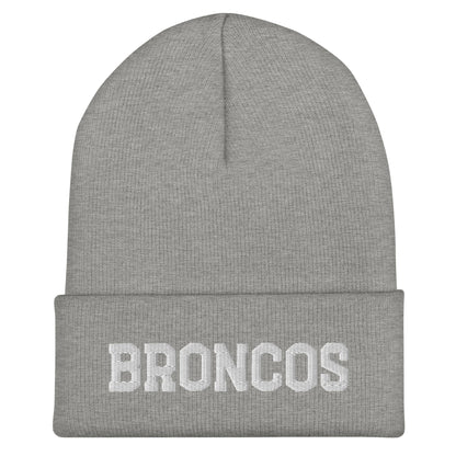 Cuffed Beanie | Rapid City Broncos - BHYFL | Athletics Logo