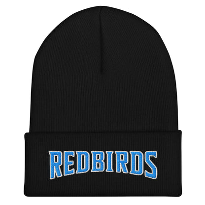 Cuffed Beanie | Redbirds | Script Logo