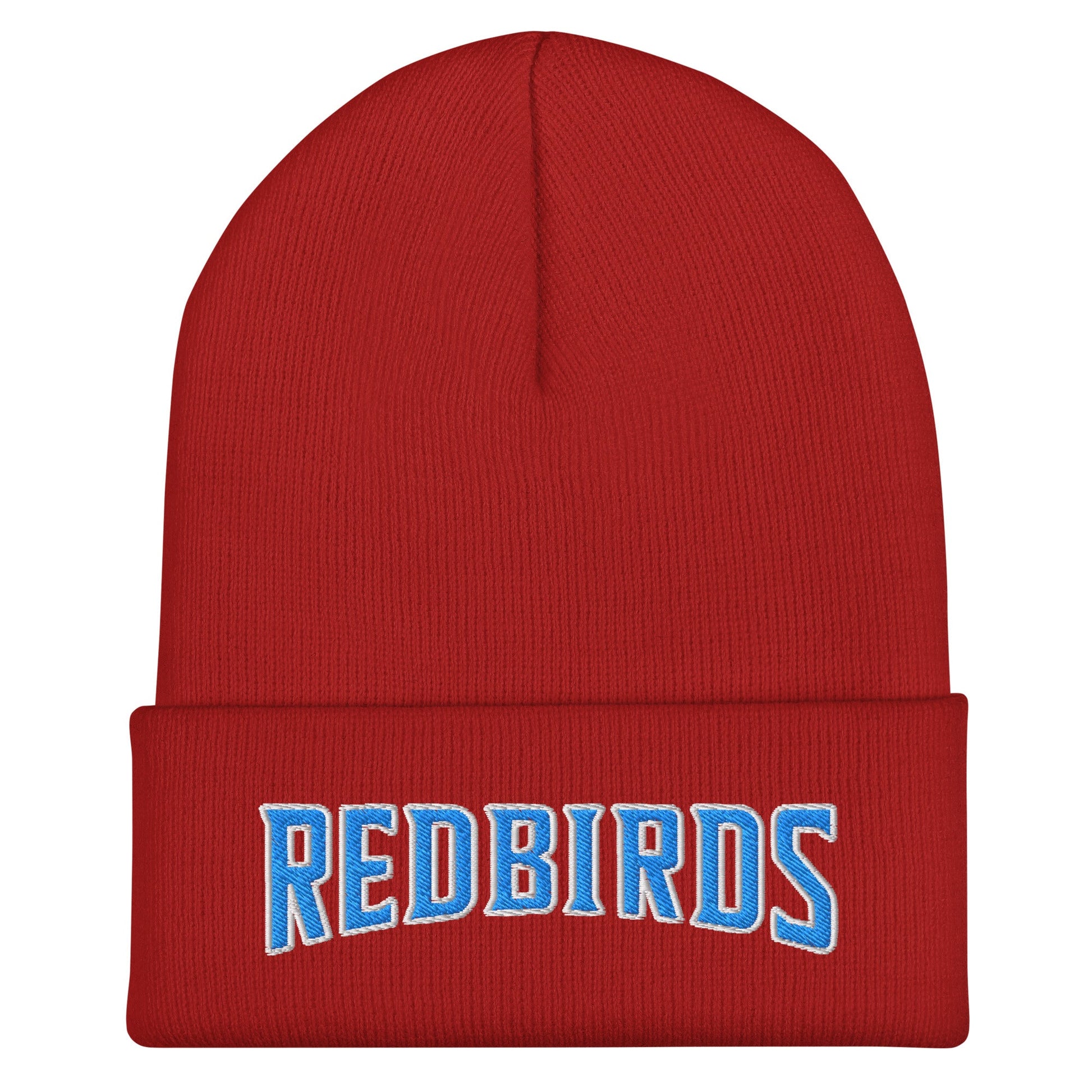 Cuffed Beanie | Redbirds | Script Logo