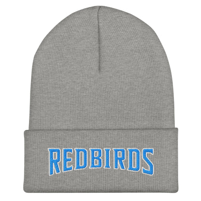 Cuffed Beanie | Redbirds | Script Logo