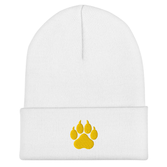 Cuffed Beanie | Rock Springs High School Tennis | Paw Logo