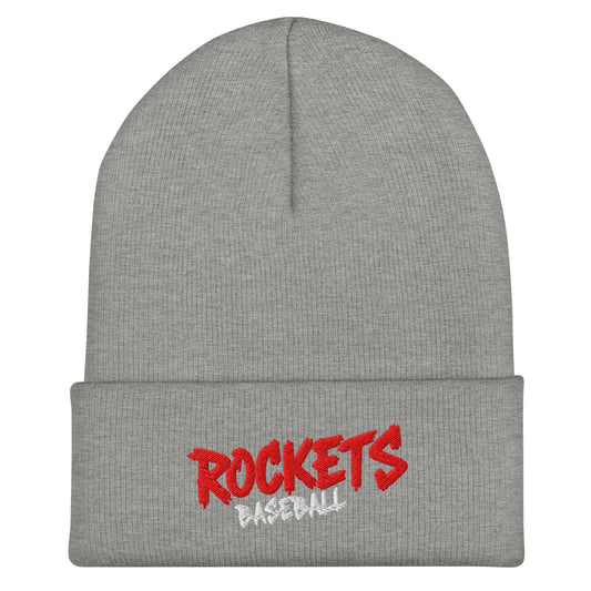 Cuffed Beanie | Rockets Baseball | Rocket Logo