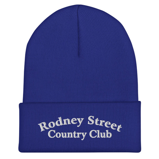 Cuffed Beanie | Rodney Street CC Tennis | Crest Logo