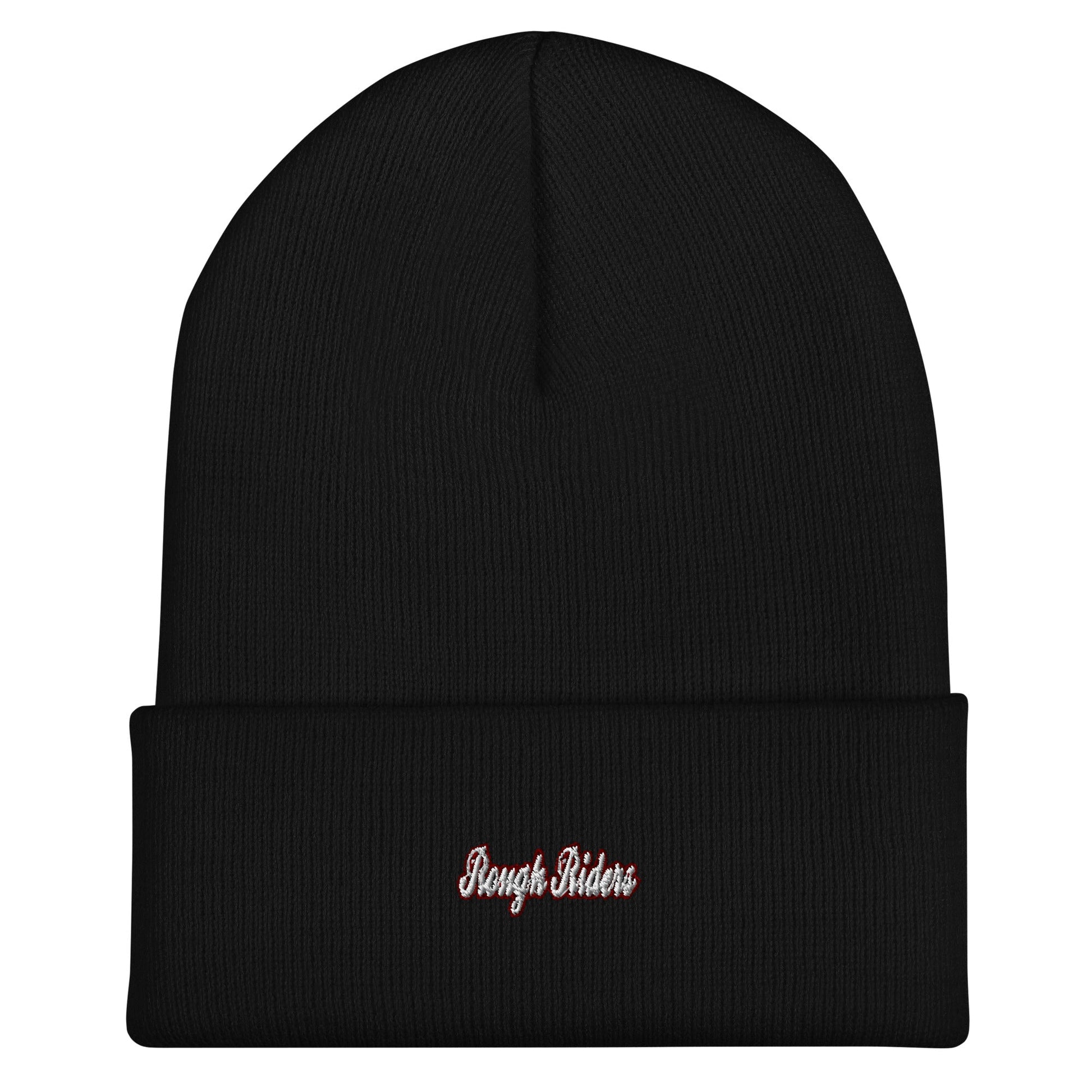 Cuffed Beanie | Rough Riders | Script Logo