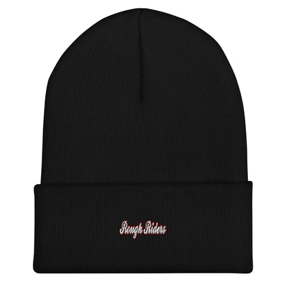 Cuffed Beanie | Rough Riders | Script Logo