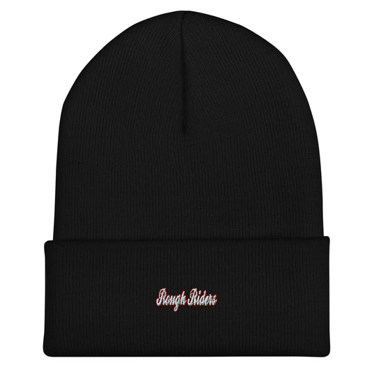 Cuffed Beanie | Rough Riders | Script Logo