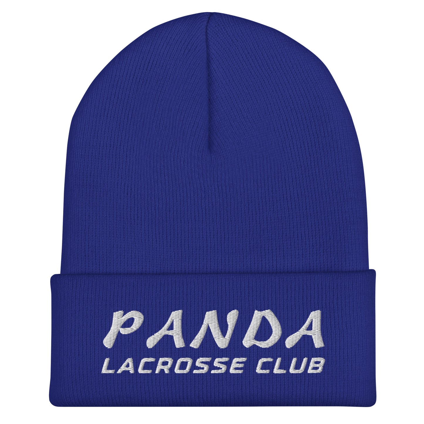 Cuffed Beanie | Panda Lacrosse Club | Crest Logo