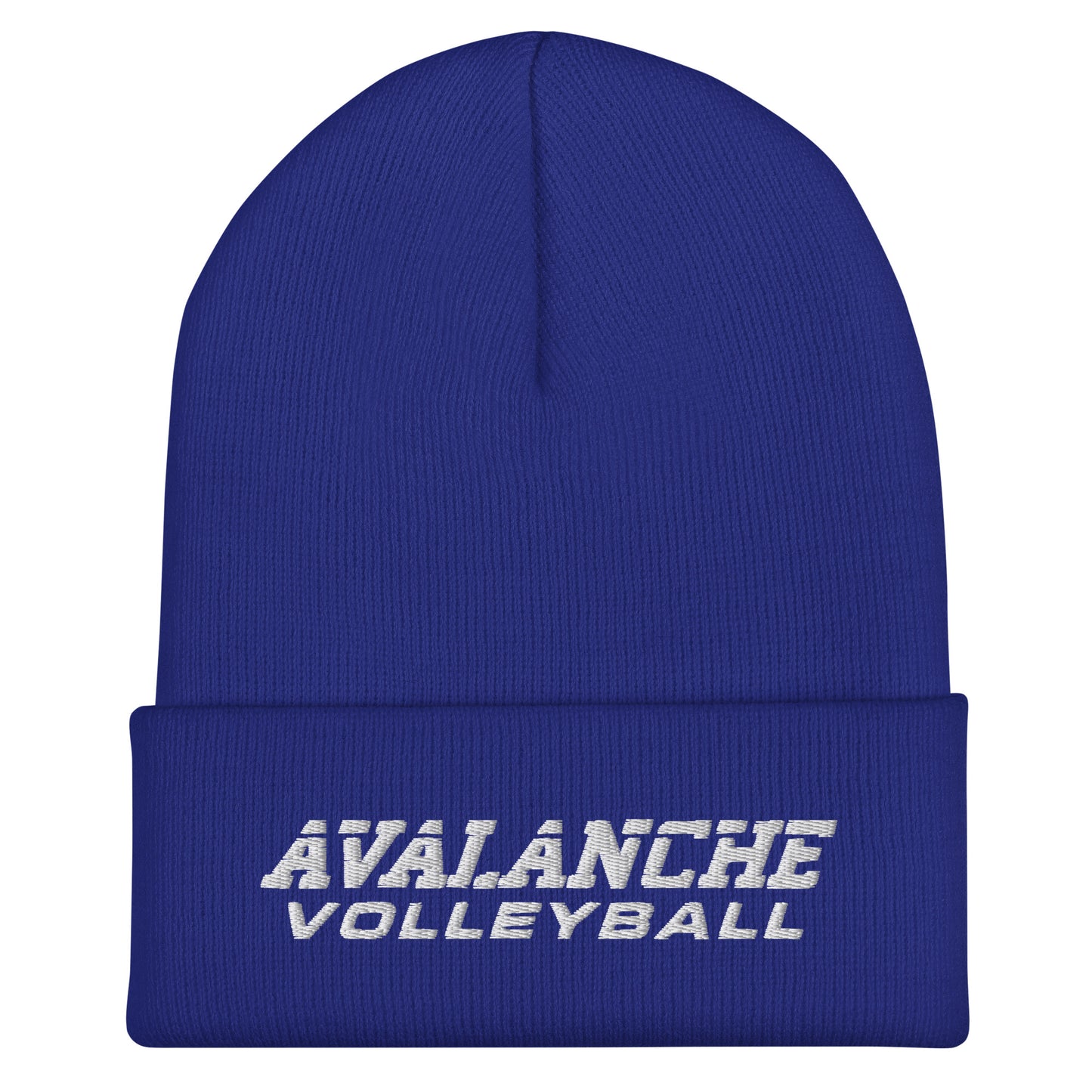 Cuffed Beanie | Avalanche Volleyball Club | Modern Script Logo