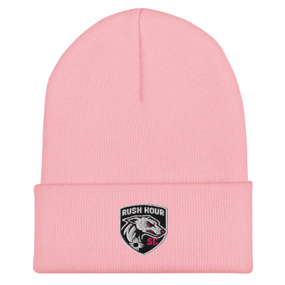 Cuffed Beanie | Rush Hour | Badge Logo