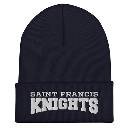 Cuffed Beanie | Saint Francis School | Modern Script Logo